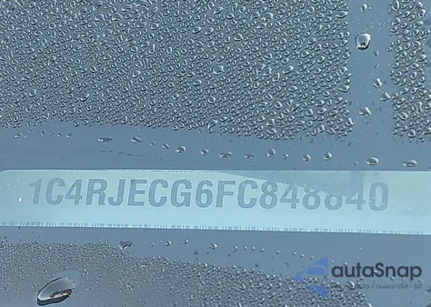 2015 Jeep Grand Cherokee Overland из США, поврежденный, VIN 1C4RJECG6FC848840